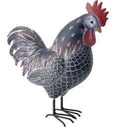 altri brand Gallo decorazione grigio in resina 28,5x28x11 cm