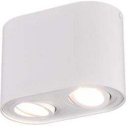 Trio Lighting Plafoniera 2 luci bianca Cookie Trio