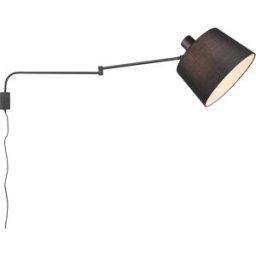 Trio Lighting Applique snodabile nera Baldo Trio