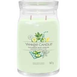 Yankee Candle Cucumber Mint Cooler, candela in giara grande