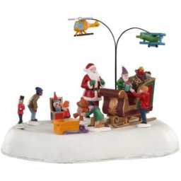 Lemax Babbo Natale con doni decorazione Natale