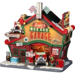 Lemax Garage di Babbo Natale decorazione Natale