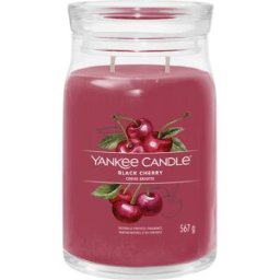 Yankee Candle Black Cherry candela in giara grande