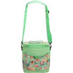 KASANOVA Borsa termica Tropical con tracolla, in poliestere, capacità 9 litri, da 27,5X31,5 cm