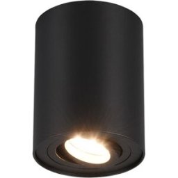 Trio Lighting Plafoniera nera Cookie Trio