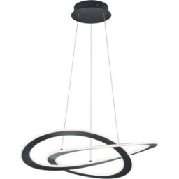 Trio Lighting Lampadario LED Oakland antracite Trio