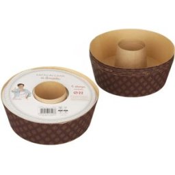 FATTO IN CASA da Benedetta Set 6 stampi ciambella in carta 22 cm