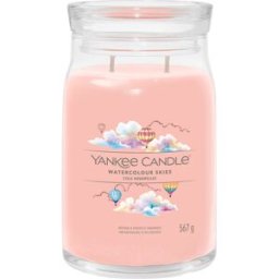 Yankee Candle Watercolour Skies, candela in giara grande