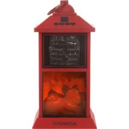 KASANOVA Lanterna rossa elettrica effetto camino 600 W