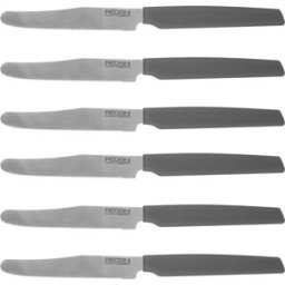 Pedrini Set 6 coltelli antracite Active