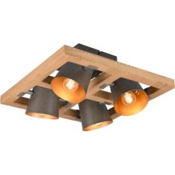 Trio Lighting Plafoniera 4 luci orientabili Bell Trio