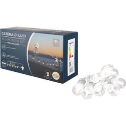 altri brand Luci da esterno 10 lampadine led a sfera bianco naturale