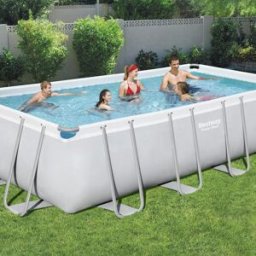 Bestway Piscina rettangolare 549x274x122 cm con filtro a sabbia