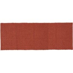 KASANOVA Tappeto bagno 60x130 cm in ciniglia terracotta