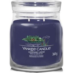 Yankee Candle Lakefront Lodge candela in giara media