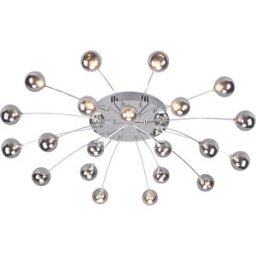 Trio Lighting Plafoniera 21 luci in vetro fumè Bullet Trio