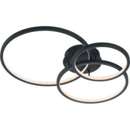 Trio Lighting Plafoniera LED 3 anelli antracite Aaron Trio