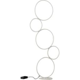 Trio Lighting Lampada da terra 5 LED Rondo bianco Trio