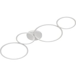 Trio Lighting Plafoniera 4 LED Rondo bianco Trio
