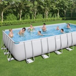 Bestway Piscina rettangolare con filtro a sabbia 732x366x132 cm