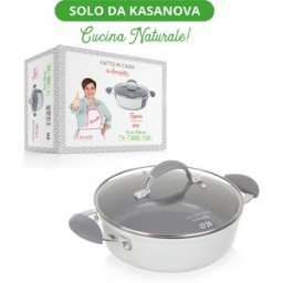 FATTO IN CASA da Benedetta Tegame induzione 24 cm con coperchio