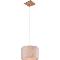 Trio Lighting Lampadario con base in legno Elmau Trio