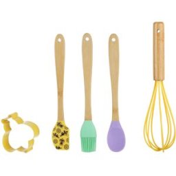 KASANOVA Set 4 accessori pasticceria silicone con formina ape