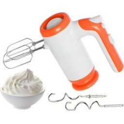 KASANOVA Sbattitore elettrico in plastica e acciaio da 250 Watt, Design Luca Trazzi