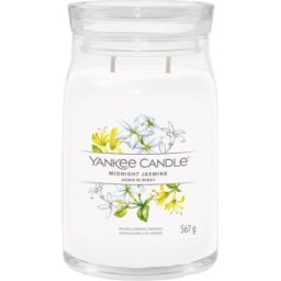 Yankee Candle Midnight Jasmine, candela in giara grande