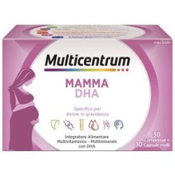 HALEON ITALY Srl Multicentrum Mamma Dha 30 Compresse + 30 Capsule Molli - Integratore per la gravidanza