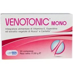 LAERBIUM SRL Venotonic Mono 20 Compresse - Integratore Alimentare