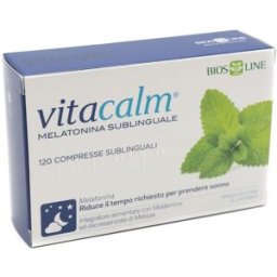 BIOS LINE VitaCalm Melatonina 1mg 120 Compresse - Integratore Sonno