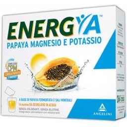 ANGELINI CH Energya Papaya 14 Bustine - Integratore Magnesio e Potassio