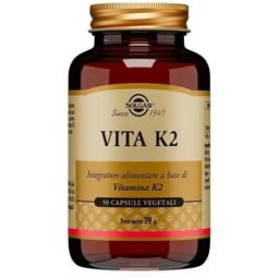 SOLGAR ITALIA Solgar Vita K2 50 Capsule - Integratore Alimentare di Vitamina K