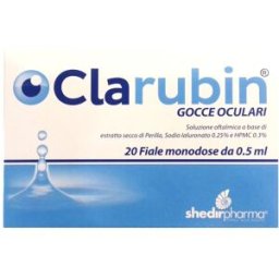 SHEDIR PHARMA Clarubin Gocce Oculari 20 Flaconcini Monodose