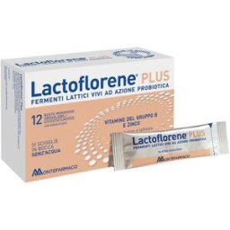 MONTEFARMACO SPA Lactoflorene Plus 12 Bustine - Integratore Fermenti Lattici