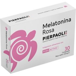 POLIFARMA SpA Melatonina Rosa Dr. Pierpaoli 30 Compresse - Integratore per il Sonno