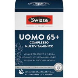 HEALTH AND HAPPINESS Swisse Uomo 65+ 30 Compresse - Integratore Multivitaminico