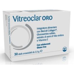 SIFI SpA Vitreoclan Oro 30 Stick Orosolubili - Integratore Alimentare