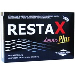 WIKENFARMA Srl Restax Donna Plus 30 Capsule - Integratore Capelli e Unghie