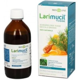 BIOS LINE SpA Larimucil Tosse Gola Sciroppo 120 ml - Integratore Alimentare