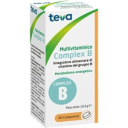 TEVA ITALIA CH Teva Multivitaminico Complex B 40 Compresse - Integratore Vitamina B