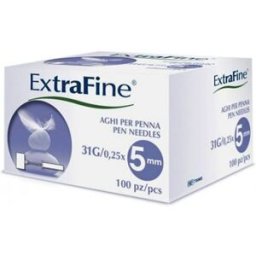 DESA PHARMA Extrafine 100 Aghi per Penna da Insulina G31 5 mm