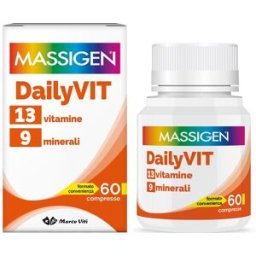 MARCO VITI SPA Massigen DailyVit+ 60 Compresse - Integratore Multivitaminico Multiminerale