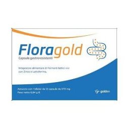 GOLDEN PHARMA Srl Floragold 12 Capsule - Integratore Alimentare