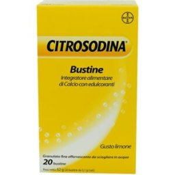 BAYER SPA CH Citrosodina 20 Bustine Effervescenti - Integratore Alimentare di Calcio