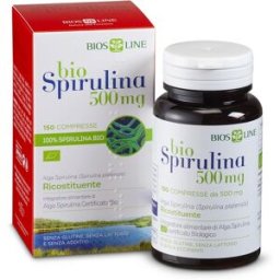 BIOS LINE Biondo Spirulina 500 150 Compresse - Integratore Energetico