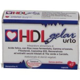 GELAR FARMA Srl HdlGelar Urto 45 Capsule - Integratore Controllo Colesterolo
