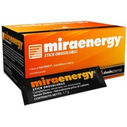 SHEDIR PHARMA Miraenergy 20 Stick Orosolubili - Integratore Contro la Stanchezza