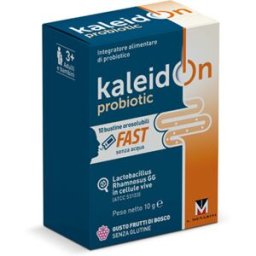 MENARINI COMM Kaleidon Probiotic Fast Frutti di Bosco 10 Bustine Orosolubili - Integratore Probiotico